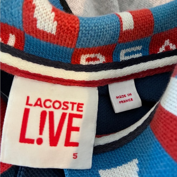 Lacoste Live Men's Polo Shirt Blue Casual Preppy Classic Fit Size 5 - Picture 7 of 8